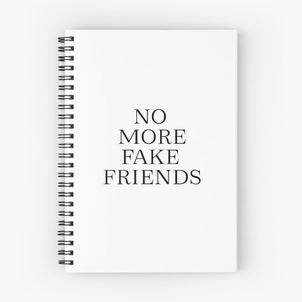 Item preview, No more fake friends saying designed and sold by Funshirts-.