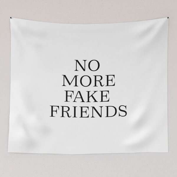 Item preview, No more fake friends saying designed and sold by Funshirts-.