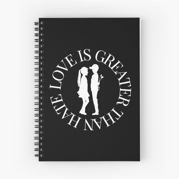Item preview, LOVE IS GREATER THAN HATE Design designed and sold by LevelUpMerch.