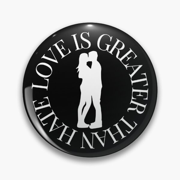 Item preview, LOVE IS GREATER THAN HATE Design designed and sold by LevelUpMerch.