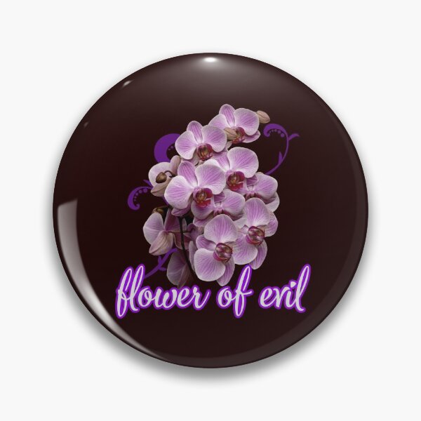 Item preview, flower of evil. purple, violet orchid designed and sold by doctors-apparel.