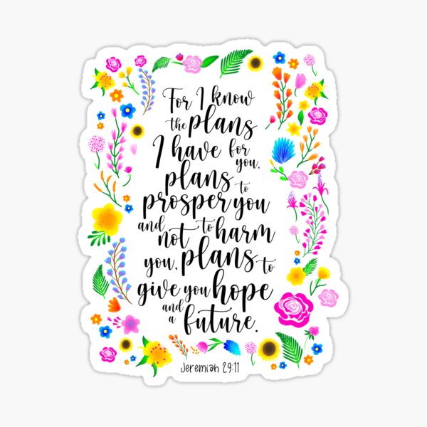 Item preview, For I know the Plans I have for you, Philippians 29 11 designed and sold by reakeyford11.