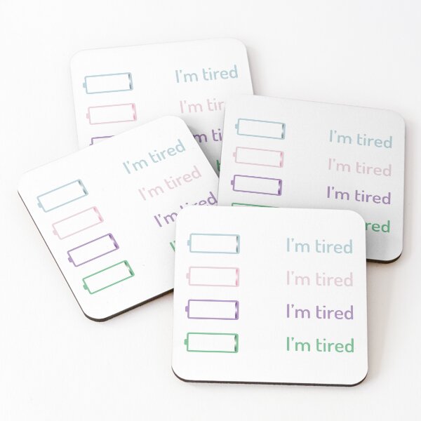 Item preview, I'm tired-pack of stickers designed and sold by CSouissi.