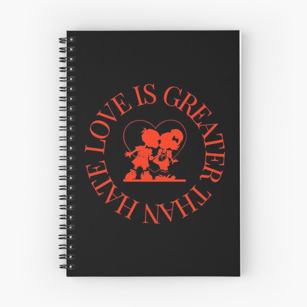Item preview, LOVE IS GREATER THAN HATE Design designed and sold by LevelUpMerch.