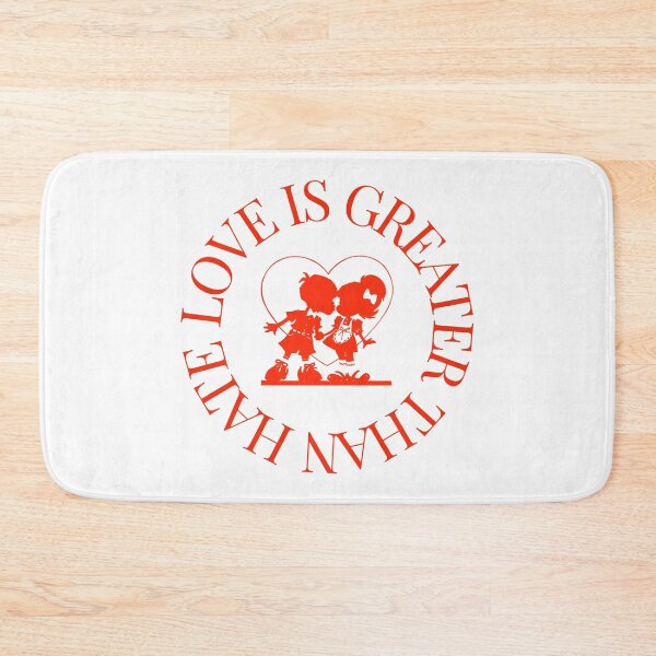 Item preview, LOVE IS GREATER THAN HATE Design designed and sold by LevelUpMerch.