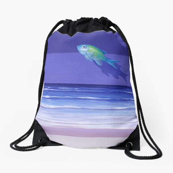 Damselfish Drawstring Bag