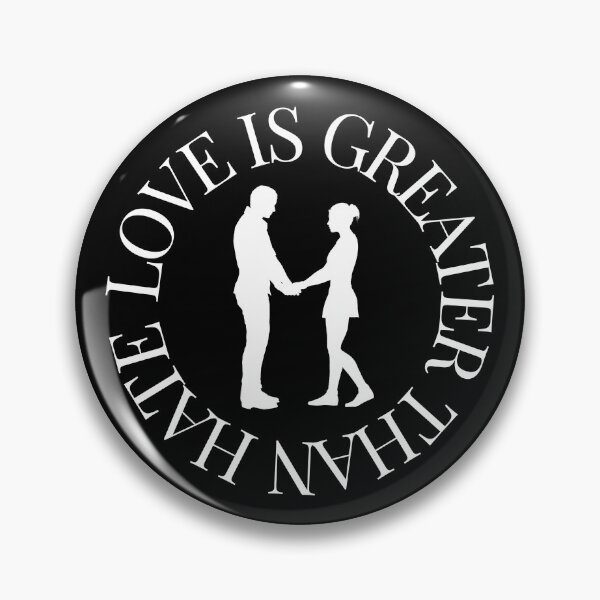 Item preview, LOVE IS GREATER THAN HATE Design designed and sold by LevelUpMerch.