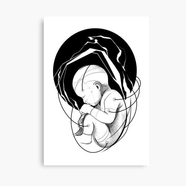 Leaving the Womb Canvas Print