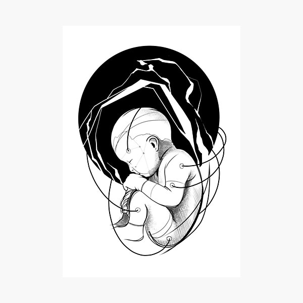 Leaving the Womb Photographic Print