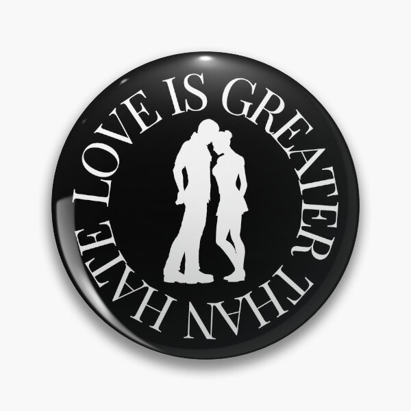 Item preview, LOVE IS GREATER THAN HATE Design designed and sold by LevelUpMerch.