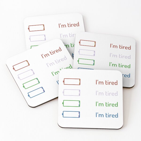 Item preview, I'm tired-pack of stickers designed and sold by CSouissi.