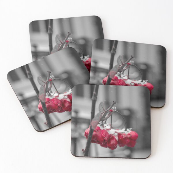 Item preview, red roses in the snow designed and sold by NilsAllerlei.