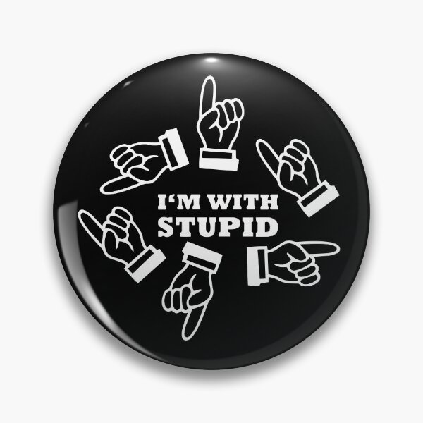 Item preview, I'm with stupid all directions designed and sold by VinagreShop.