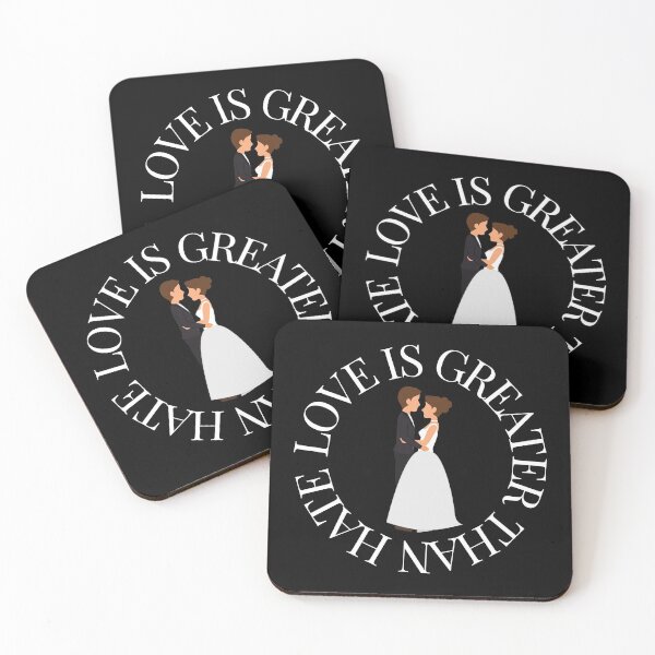 Item preview, LOVE IS GREATER THAN HATE Design designed and sold by LevelUpMerch.