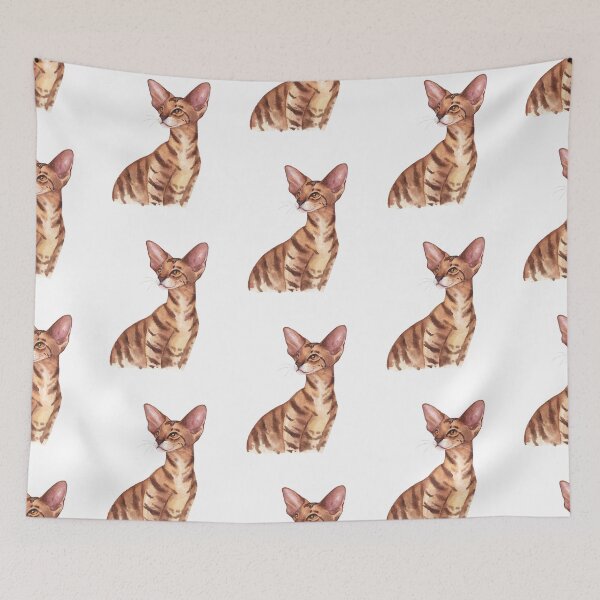 Item preview, Tabby Oriental shorthair cat designed and sold by Kaoryn Chan.