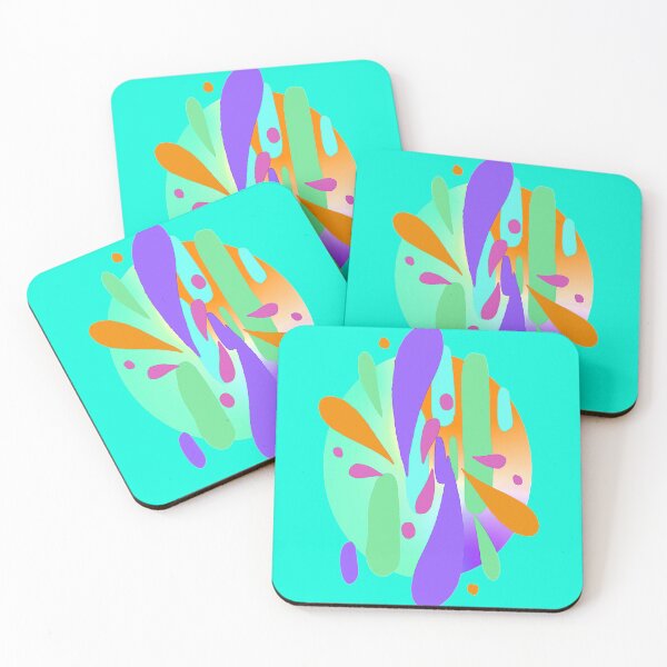 Item preview, Abstract art design, Pychedelic Splashes of Multiple Vibrant Colors nr 4, Arte Abstracto designed and sold by Adri Barnard.