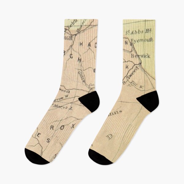 Item preview, THE SCOTTISH BORDERS & surrounding area map, 1898 designed and sold by yourscotborders.