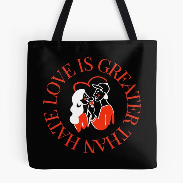 Item preview, LOVE IS GREATER THAN HATE Design designed and sold by LevelUpMerch.