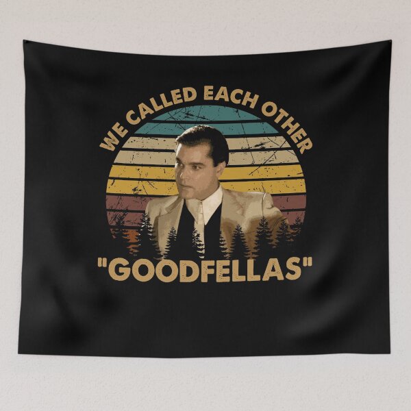 Artikelvorschau, Vintage Retro nannten wir uns Goodfellas Cast nicht ja ja schwarzes Bild entworfen und verkauft von Tabathanh95.