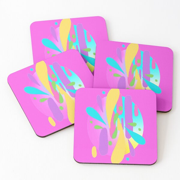 Item preview, abstract art design, Psychedelic Splashes of Multiple Vibrant Colors, Arte Abstracto designed and sold by Adri Barnard.