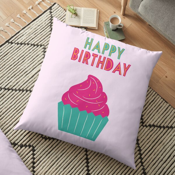Happy birthday Floor Pillow