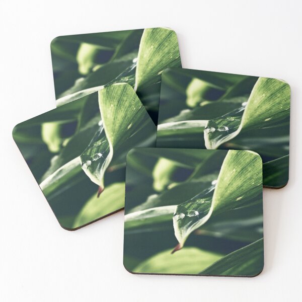 Item preview, Green Wall Art.Leaf and Drop. designed and sold by Mitko  Peroski.