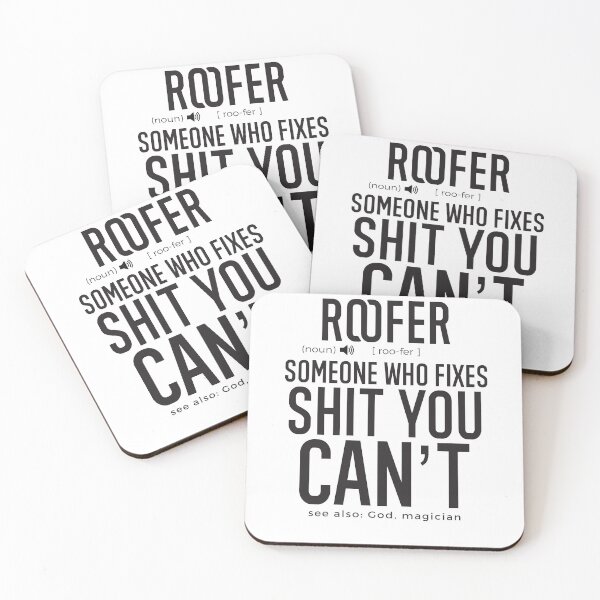 Item preview, Roofer Definition Someone Who Fixes Sh*t You Can't designed and sold by TeesYouWant.