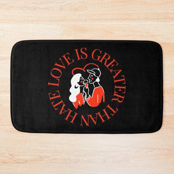 Item preview, LOVE IS GREATER THAN HATE Design designed and sold by LevelUpMerch.