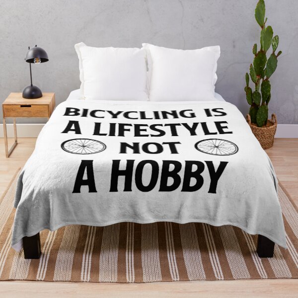 Item preview, bicycling is a lifestyle not a hobby, Bicycle Lover, Cycles, Cycling Art designed and sold by Dkh Fashion.