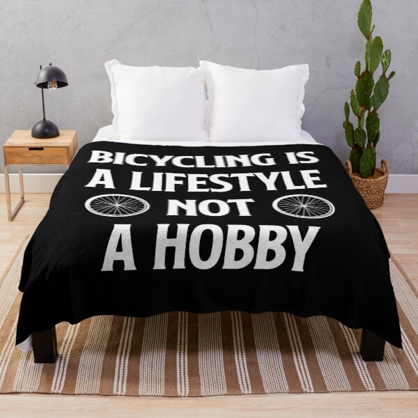 Item preview, bicycling is a lifestyle not a hobby, Bicycle Lover, Cycles, Cycling Art designed and sold by Dkh Fashion.
