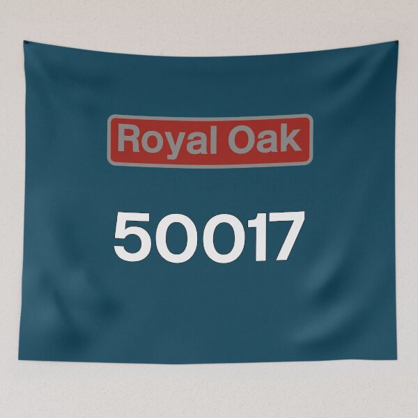 Aperçu de l'œuvre Class 50 Royal Oak 50017 créée et vendue par Railway-Signs.