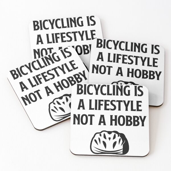 Item preview,  bicycling is a lifestyle not a hobby, Bicycle Lover, Cycles, Cycling Art designed and sold by Dkh Fashion.