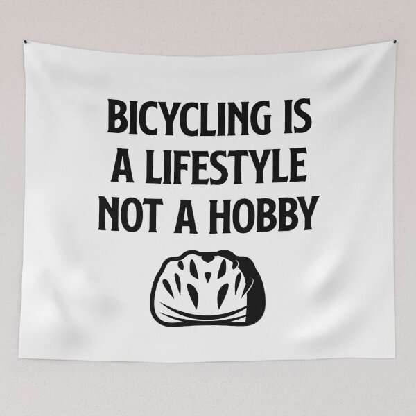 Item preview,  bicycling is a lifestyle not a hobby, Bicycle Lover, Cycles, Cycling Art designed and sold by Dkh Fashion.