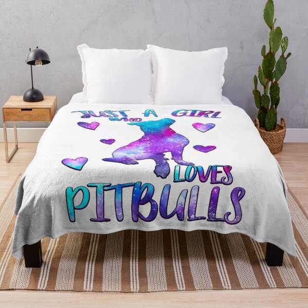 Item preview, Just a Girl who loves Pitbulls designed and sold by PrettyPittie Shop.