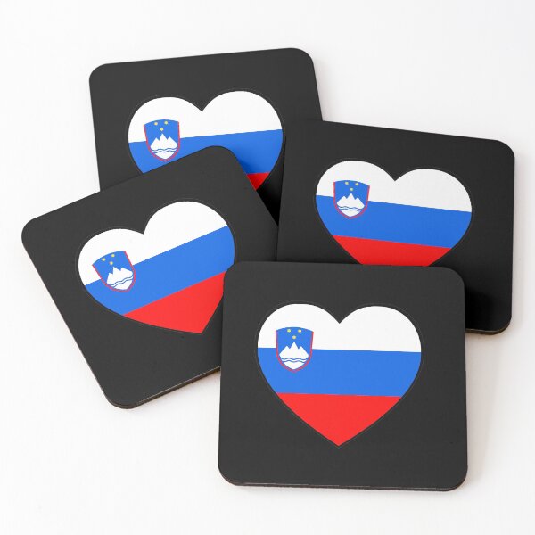 Item preview, Slovenia Heart designed and sold by rogue-design.