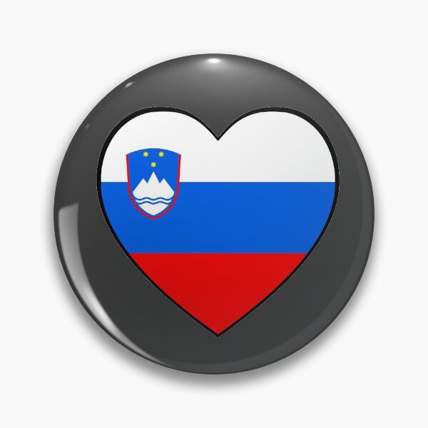 Item preview, Slovenia Heart designed and sold by rogue-design.
