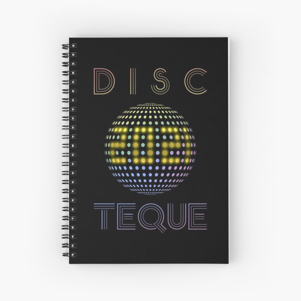 Eurovision 2021- Eurovision song contest - ESC fans - Discoteque 2021 (pride colors) Spiral Notebook