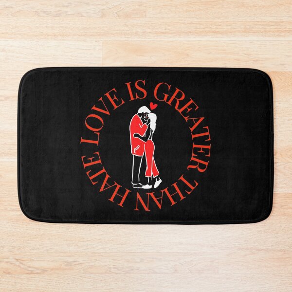 Item preview, LOVE IS GREATER THAN HATE Design designed and sold by LevelUpMerch.