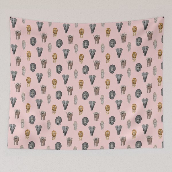 Item preview, Big Five Safari - Peach designed and sold by RVHudson.
