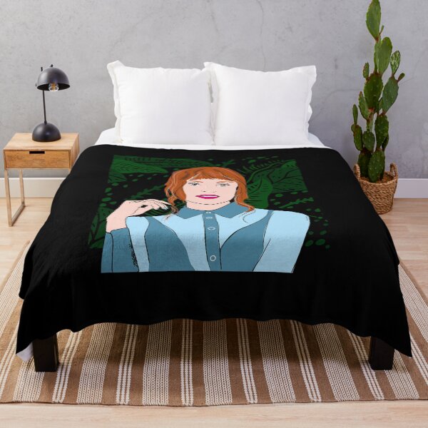 Item preview, Red hair girl with plants fashion illustration designed and sold by PG Illustration.