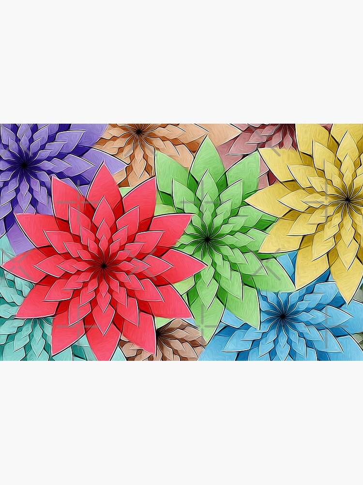 Colorful Flowers by perkinsdesigns