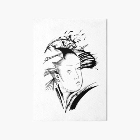 Geisha IV Art Board Print