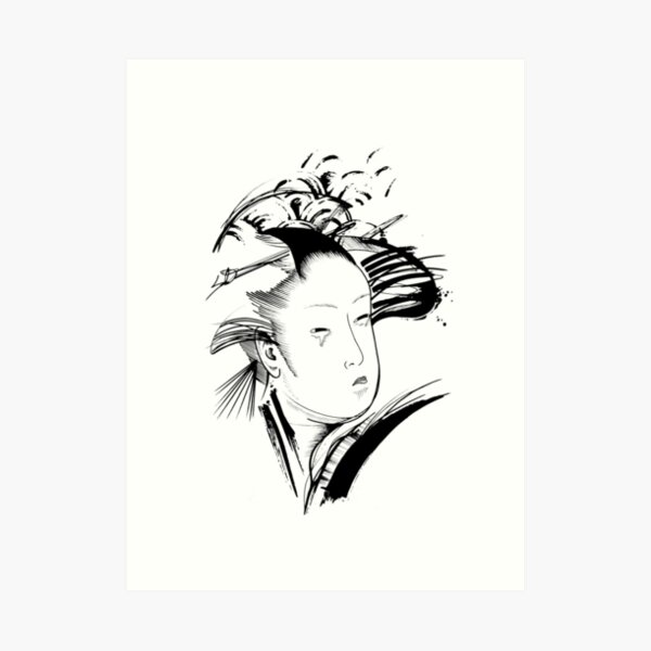 Geisha IV Art Print