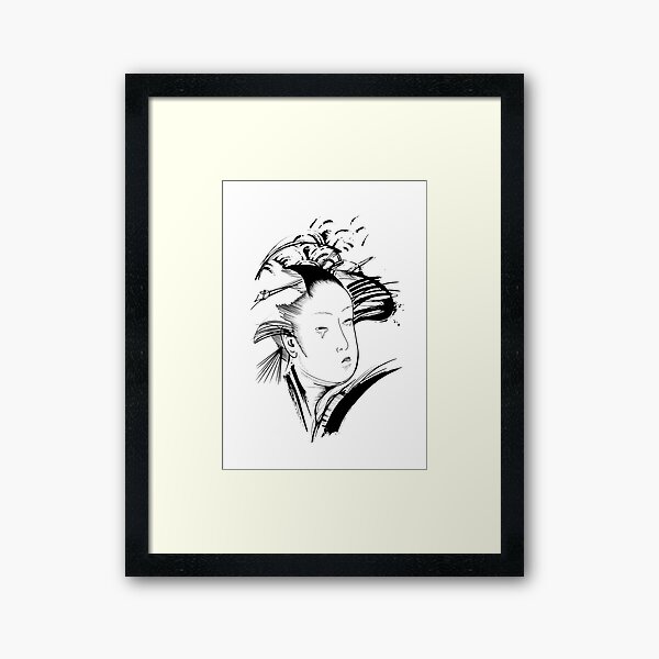 Geisha IV Framed Art Print