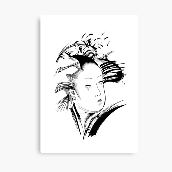 Geisha IV Canvas Print