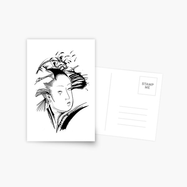 Geisha IV Postcard
