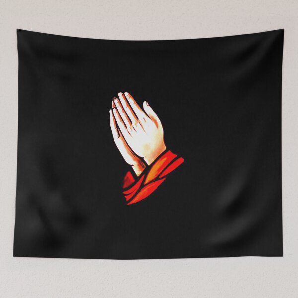 Item preview, Stained Glass Hands in Prayer designed and sold by saaad-pap.