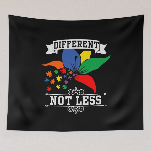 Item preview, Autism Awareness Different Not Less designed and sold by Tatt-Hooligans.