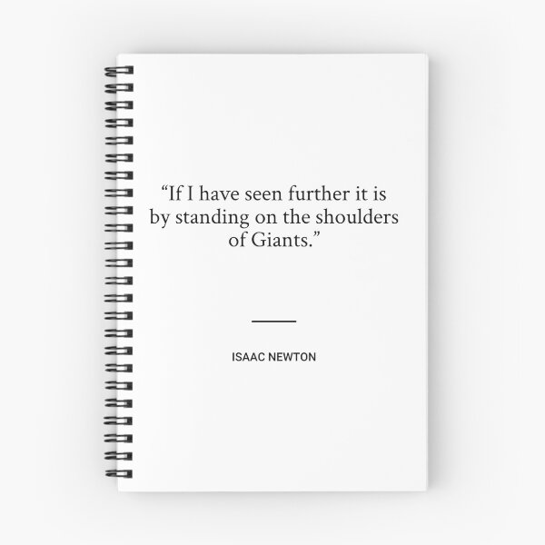 Item preview, Isaac Newton - If I have seen further it is by standing on the shoulders of Giants. designed and sold by SocraticQuotes.