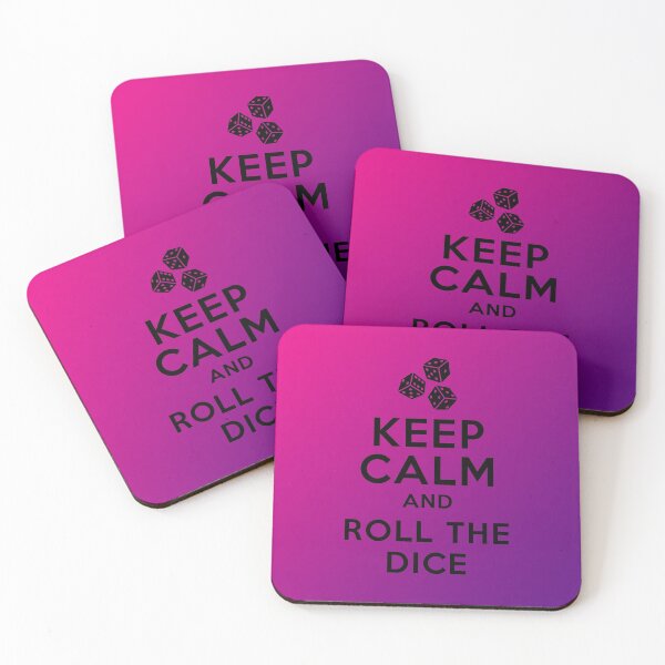 Item preview, Keep Calm & Roll the Dice designed and sold by SoulArtLove.